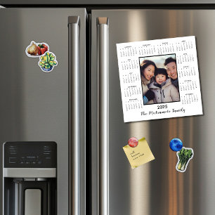 2025 Minimalistisch Magnet Foto Kalender Ferienkar