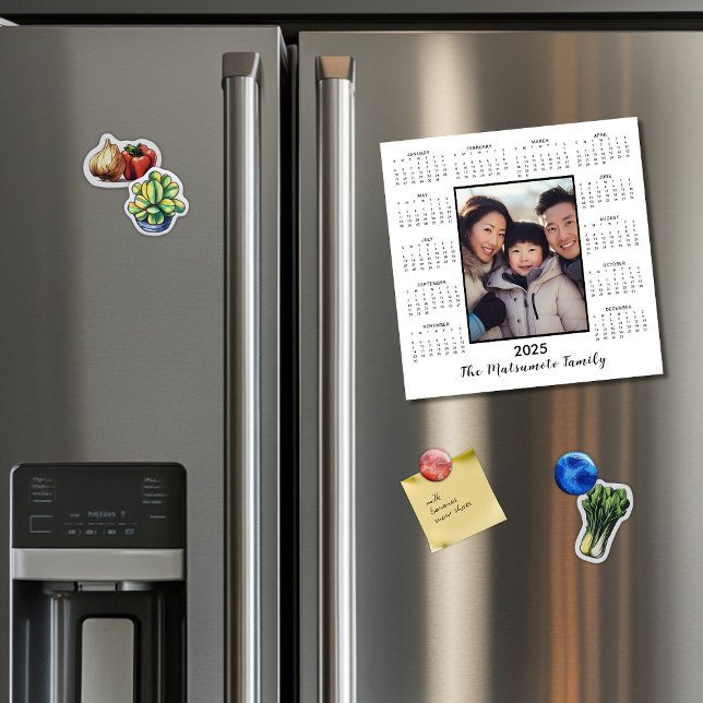 2025 Minimalistisch Magnet Foto Kalender Ferienkar (Von Creator hochgeladen)