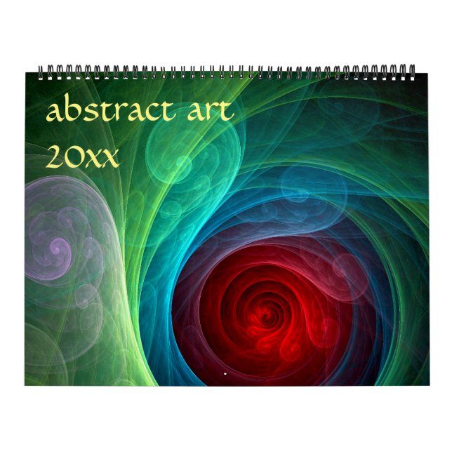 2025 Moderne Abstrakte Kunst Kalender (Titelbild)