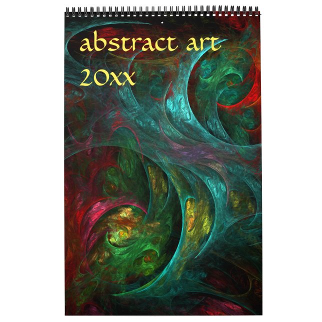 2025 Moderne Abstrakte Kunst Kalender (Titelbild)