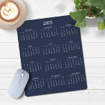 2025 Moderner Minimalistischer Marinekalender Mousepad<br><div class="desc">🌟 Dies ist für 2025 🌟 2025 Moderne Modern Simple Navy Blue and White Calendar Mouse Pad mit einem einfachen,  minimalistischen Kalender im Jahr auf einen Blick. Die Farben sind alle anpassbar. Bitte kontaktieren Sie uns unter cedarandstring@gmail.com ,  wenn Sie Hilfe beim Design oder den passenden Produkten benötigen.</div>