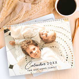 2025 Modernes Foto für Ihre Familie Kalender