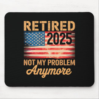 2025 nicht mehr mein Problem mehr US-Flagge für Re Mousepad