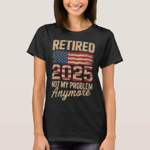 2025 nicht mehr mein Problem mit der US-Flagge R T-Shirt