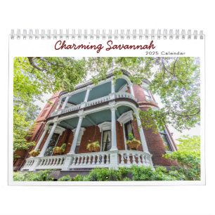 2025 Nouveau Calendrier de Savannah de Charme