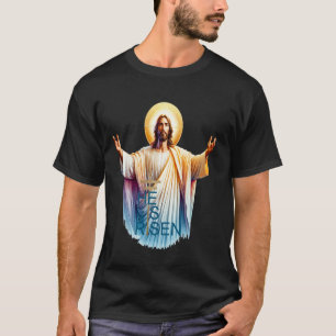 2025 Ostern Auferstehungskreuz Herrlicher Jesus Ch T-Shirt