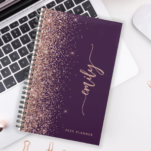 2025 Personnalisé Rose  Gold Parties scintillant
