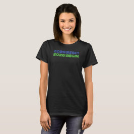 2025:RESET/2026:BEGIN Damen-T-Shirt T-Shirt