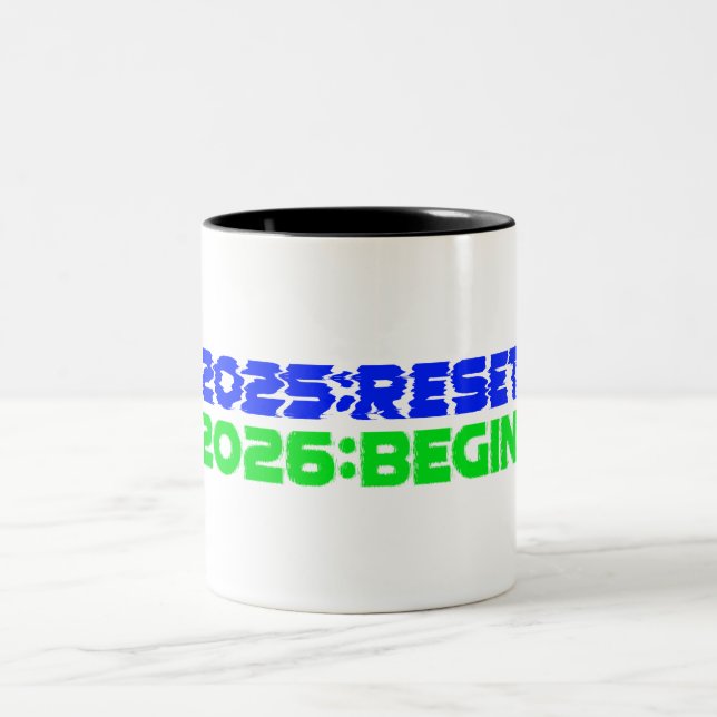 2025:RESET/2026:BEGIN Mug (Centre)