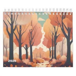 2025 Retro Saisonkalender | Vibrant Pastel Kalender