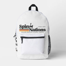 2025 Retro SpinNations Backpack Bedruckter Rucksack