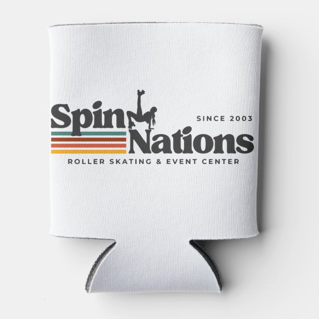 2025 Retro SpinNations Can Cooler Dosenkühler (Vorderseite)