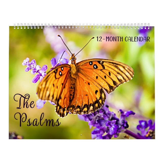 2025 Schmetterlingsbuch des Psalm-Kalenders Kalender (Titelbild)