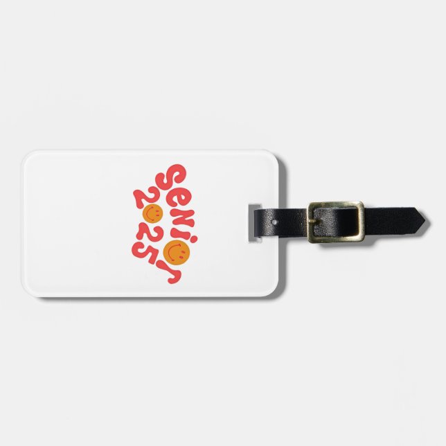 2025 Senior Abschluss Summer Vacation Graduate Gepäckanhänger (Vorderseite horizontal)