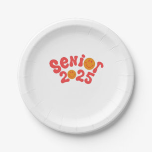 2025 Senior Abschluss Summer Vacation Graduate Pappteller