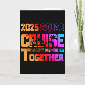2025 Squad-Kreuzfahrt Gemeinsam Erinnerungen Schaf Karte