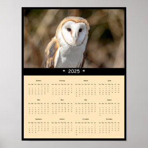 2025 Stallhühner-Kalender-Poster Poster