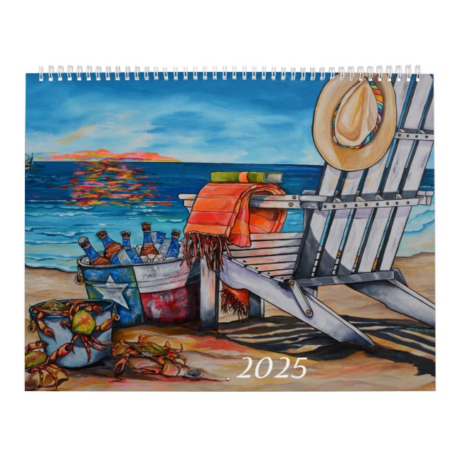 2025 Strandkunstreihe Kalender (Titelbild)