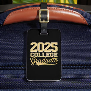 2025 Uni Graduate Abschluss Senior School Gepäckanhänger