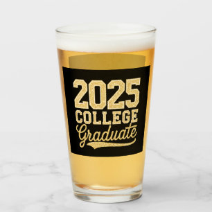 2025 Uni Graduate Abschluss Senior School Glas