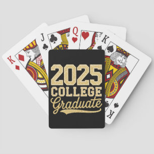 2025 Uni Graduate Abschluss Senior School Spielkarten