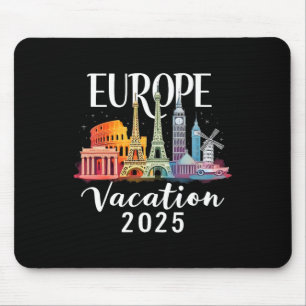 2025 Urlaubs-Souvenir-Reise Sommer Reise Familie E Mousepad