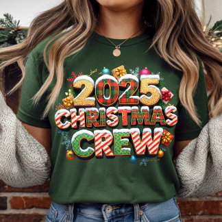 2025 Weihnachts-Crew T-Shirt Tri-Blend-Shirt Tri-Blend Shirt