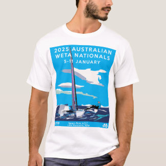2025 Weta Nationals T-Shirt - White/Pink