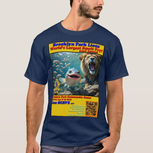 2025Smelt DK Blue T-Shirt (Vorderseite)