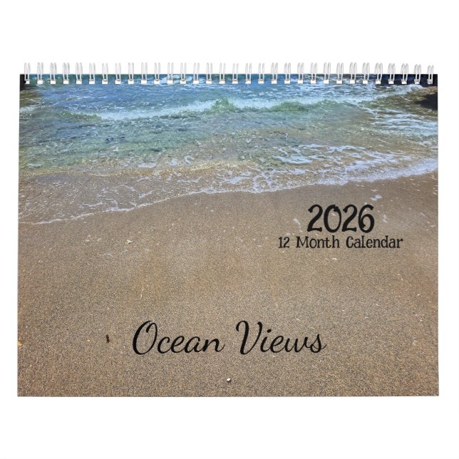 2026 - 12-monatiger Kalender der Meeresaussichten (Titelbild)