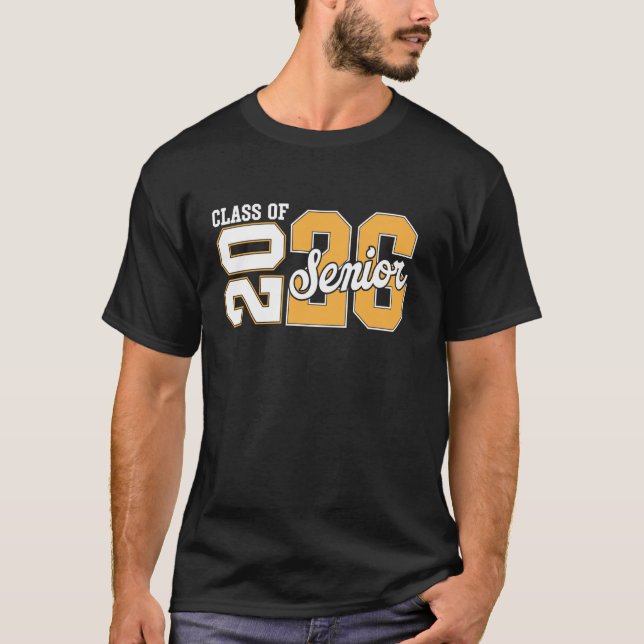 2026 Abschluss 2026 Vorjahr 26 Klasse T-Shirt (Vorderseite)