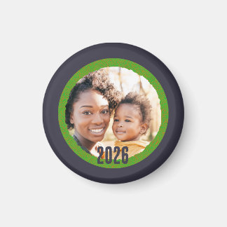 2026 Add Photo New Year Magnet