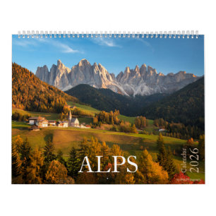 2026 Alpen Natur & Landschaft Foto Kalender