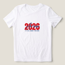 2026 America – It’s All About Freedom Patriotic Tri-Blend Shirt