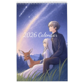 2026 Anime Calendar (Images created by Grok) Kalender