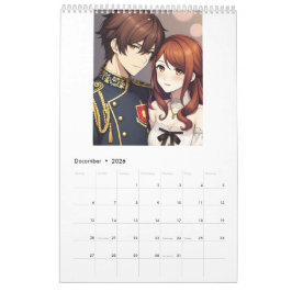 2026 Anime-Kalender (Bilder erstellt von Grok) Kalender