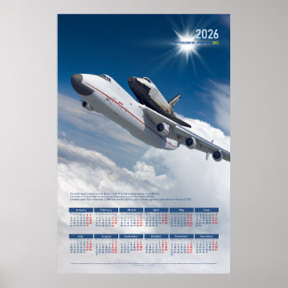 2026 Antonov An-225 Mrija Tribut Poster Kalender