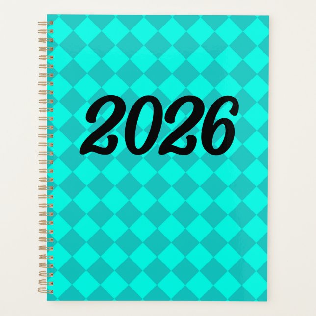 2026 Aquamarin Planer (Vorderseite)