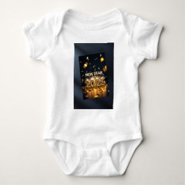 2026 Baby Bodysuit - Cute Festive Infant One-Piece Strampler