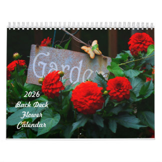 2026 Back Deck Flower Calendar Kalender