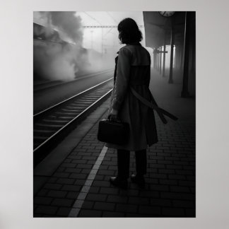 2026 Bahnsteig-Plattform - Solitude Druck Poster