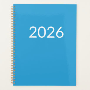 2026 Blau Personalisieren Planer