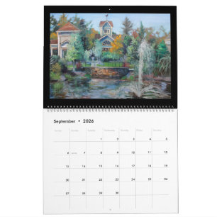 2026 Blick auf den Kalender von Huntsville