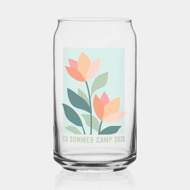 2026 Blumen Glas Dose (Vorderseite)