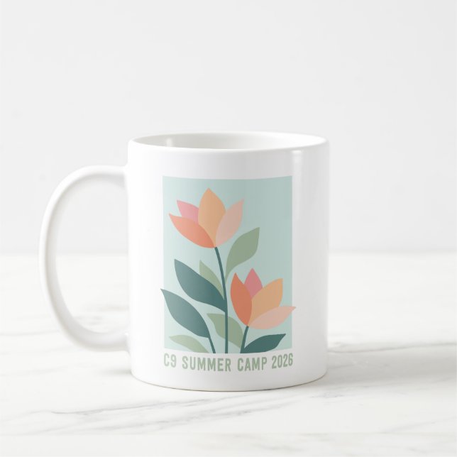 2026 Blumenvase Kaffeetasse (Links)