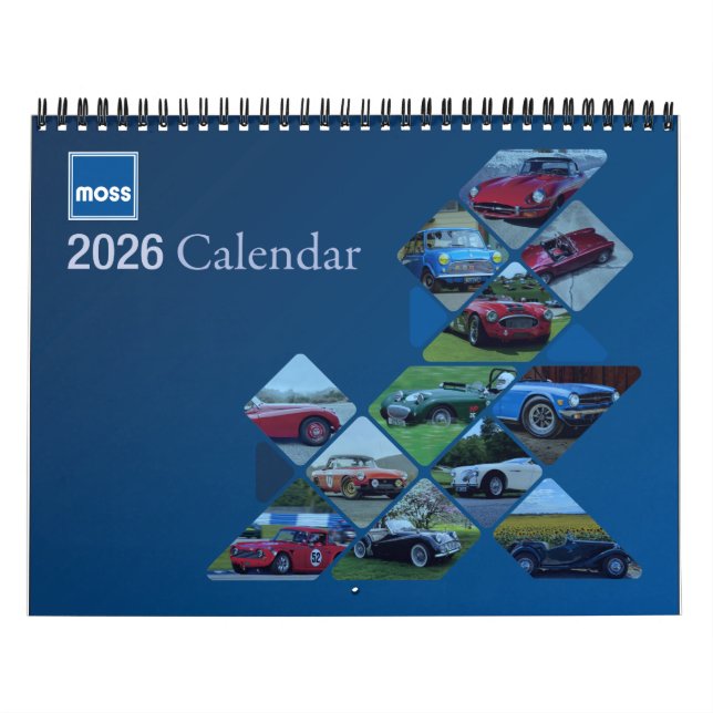 2026 British Classics Calendar Kalender (Titelbild)