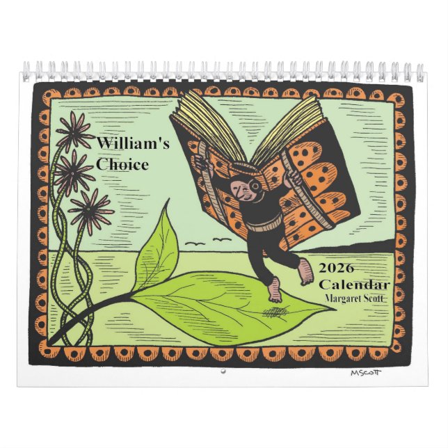 2026 calendar featuring artwork by Margaret Scott Kalender (Titelbild)