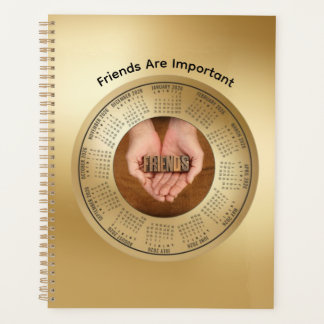 2026 Calendar Friends Are Important Planner Planer