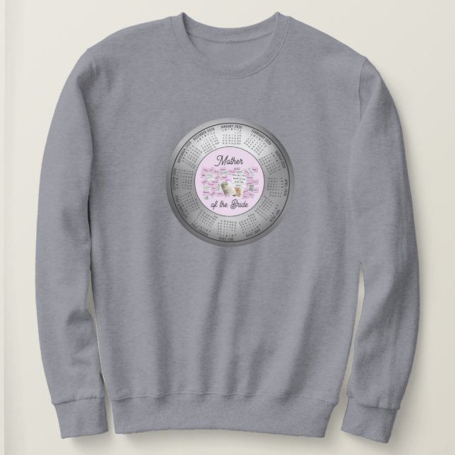 2026 Calendar Mother of the Bride Sweatshirt (Design vorne)