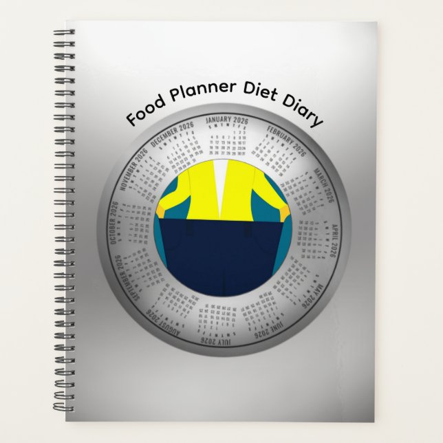 2026 Calendar Planner Food and Diet Diary (Devant)